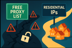 2025年免费住宅代理列表：揭秘免费背后的陷阱与安全替